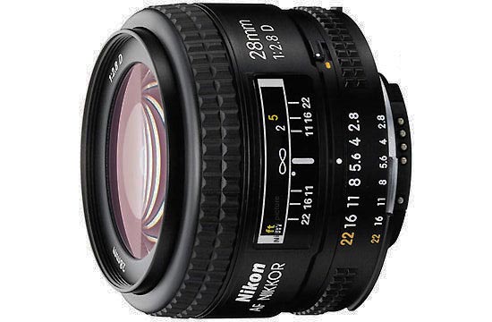 Nikon AF 28mm f/2,8 D  p Objektivguiden ()