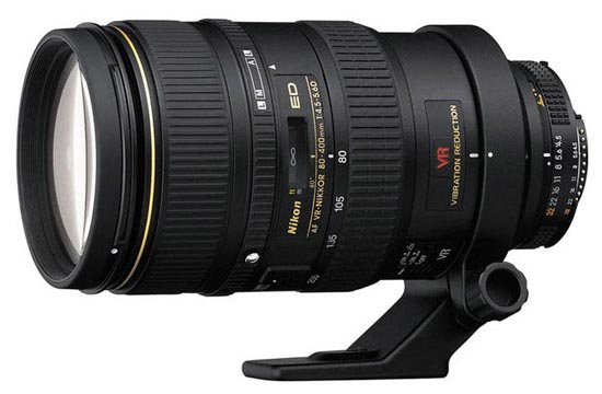 Nikon AF 80-400mm f/4,5-5,6 D VR  p Objektivguiden ()