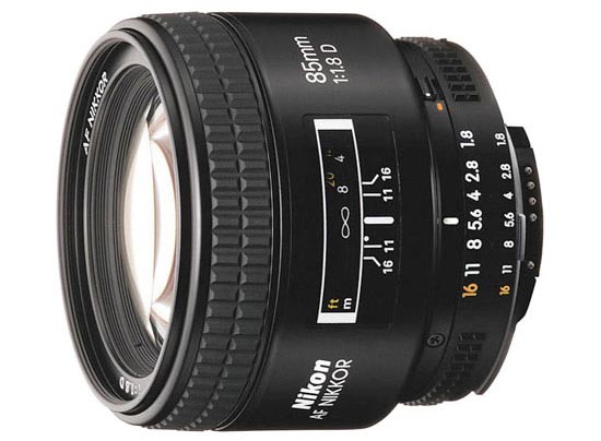 Nikon AF 85mm f/1,8 D  p Objektivguiden ()