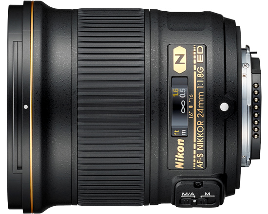 Nikon AF-S 24mm f/1,8 G ED p Objektivguiden ()