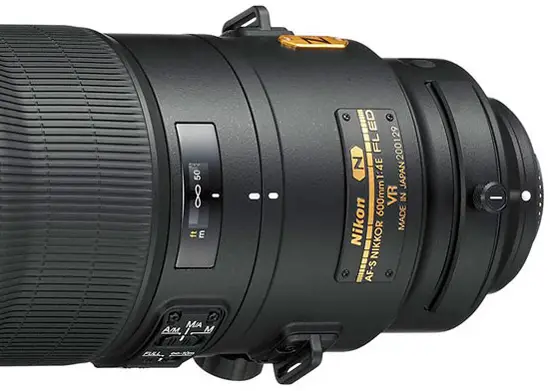 Nikon AF-S 600mm f/4 E FL ED VR p Objektivguiden ()