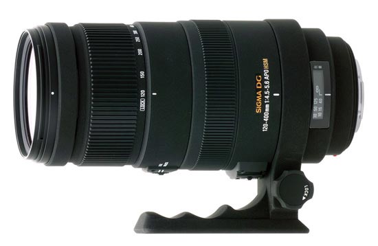 Sigma 120-400mm f/4,5-5,6 DG APO HSM OS p Objektivguiden ()