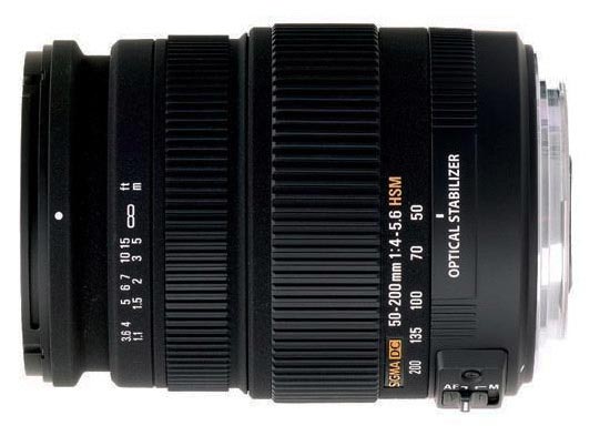 Sigma 50-200mm f/4-5,6 DC OS HSM p Objektivguiden ()