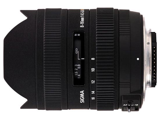 Sigma 8-16mm f/4,5-5,6 DC HSM på Objektivguiden ()