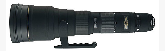 Sigma EX 300-800mm f/5,6 DG APO HSM   p Objektivguiden ()