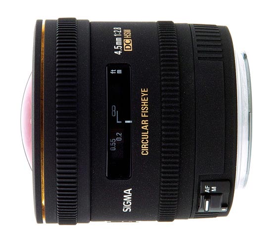 Sigma EX 4,5mm f/2,8 DC HSM Fisheye p Objektivguiden ()