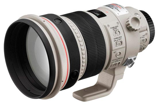 Canon EF 200mm f/2 L IS USM p Objektivguiden ()