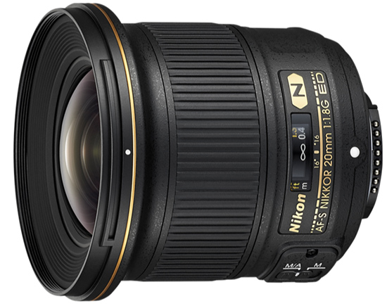 Nikon AF-S 20mm f/1,8 G ED p Objektivguiden ()