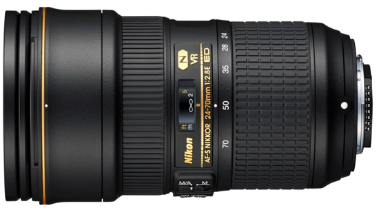 Nikon AF-S 24-70mm f/2,8 E ED VR p Objektivguiden ()