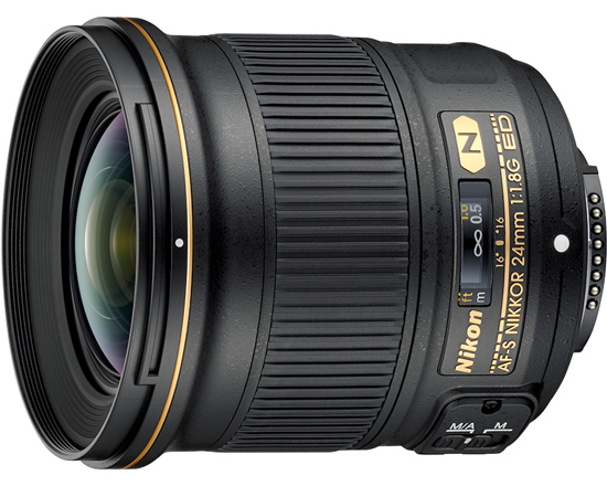 Nikon AF-S 24mm f/1,8 G ED p Objektivguiden ()