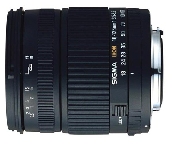 Sigma 18-125mm f/3,8-5,6 DC OS HSM p Objektivguiden ()