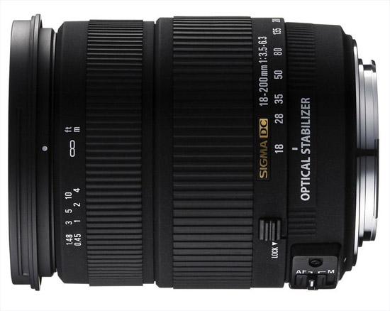 Sigma 18-200mm f/3,5-6,3 DC OS HSM p Objektivguiden ()